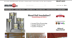 Desktop Screenshot of insulationstop.com